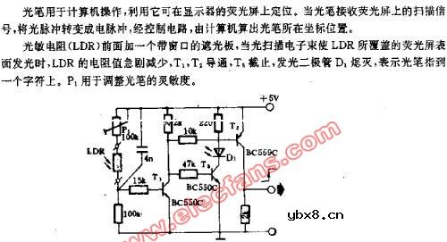 光笔电路图