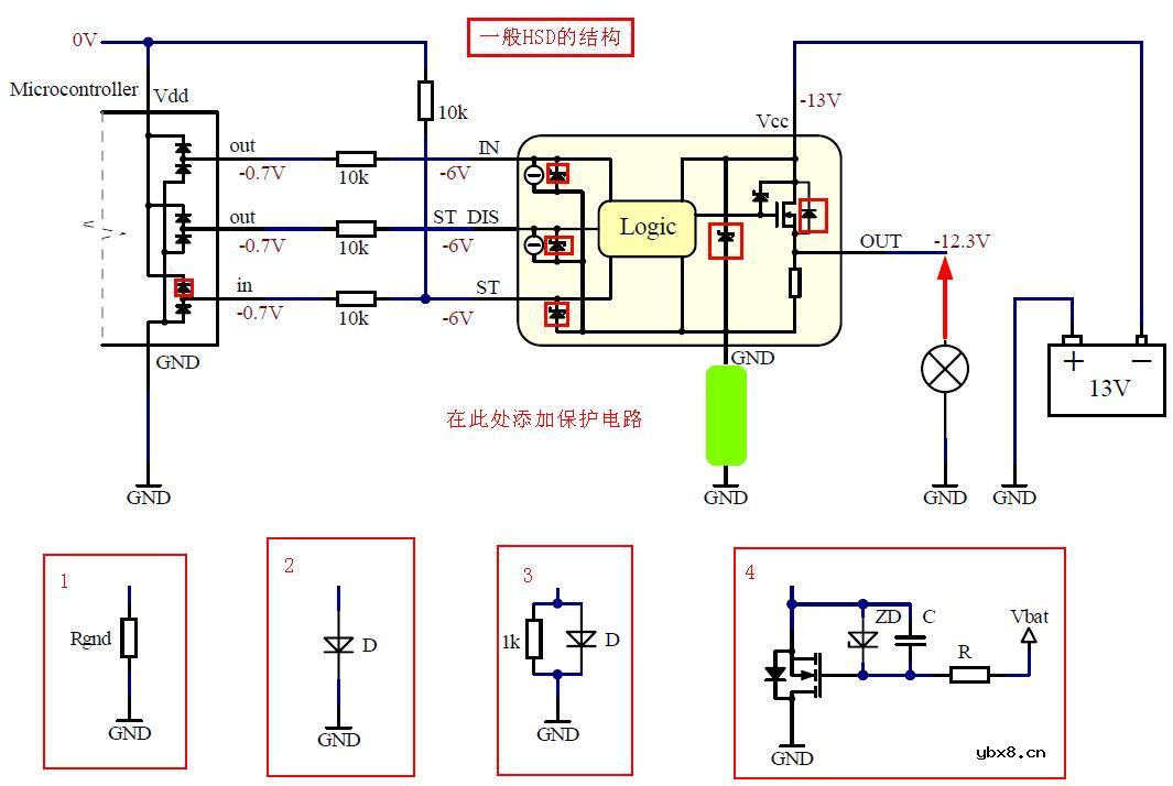 HSD的防反接方案1
