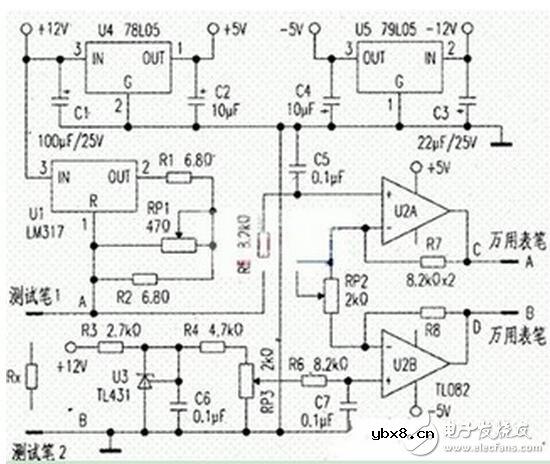 中性接地电阻的特性及型号，功率小的电阻万用表辅助电路图解析
