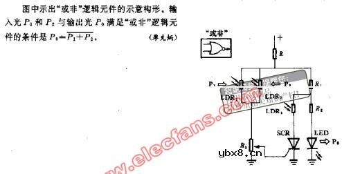 或非逻辑元件构形电路