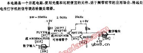 微处理器的电传打字机电路