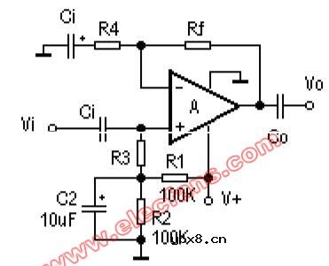 同相交流放大器
