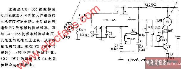 直流电动机的速度控制电路 直流电动机的速度控制电路