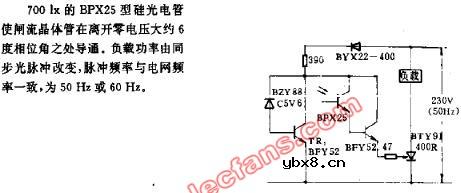116A闸流晶体管控制电路图