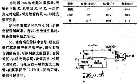 光敏振荡电路
