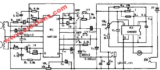京华牌88B型单放机电路图