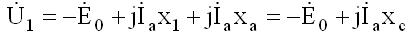 同步电动机的电压方程式和相量图
