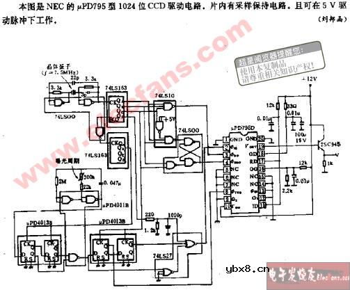 1024位CCD驱动电路