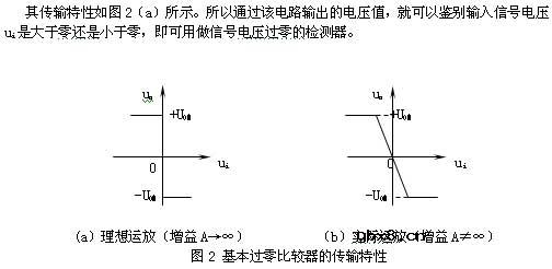 电压比较器,电压比较器原理 电压比较器,电压比较器原理