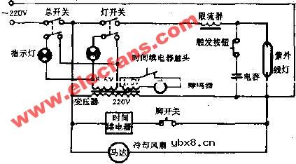 紫外固化器电路原理图