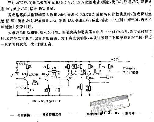 光电计数电路图