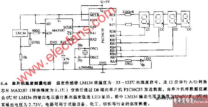 单片机湿度测量电路