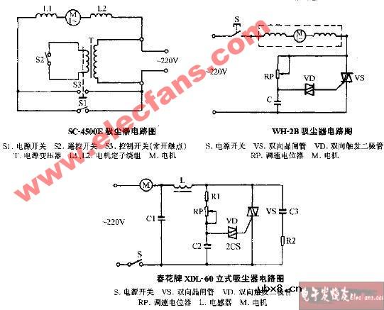 WH-2B吸尘器电路图