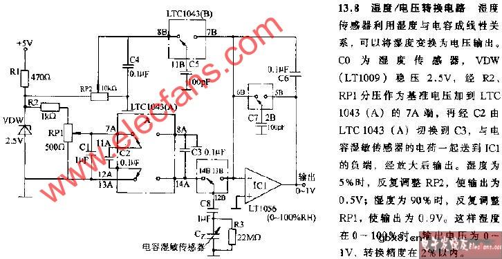 温度/电压转换电路