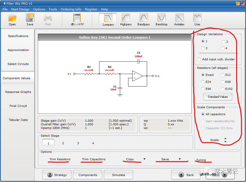 滤波器设计软件Filter Wiz PRO使用教程