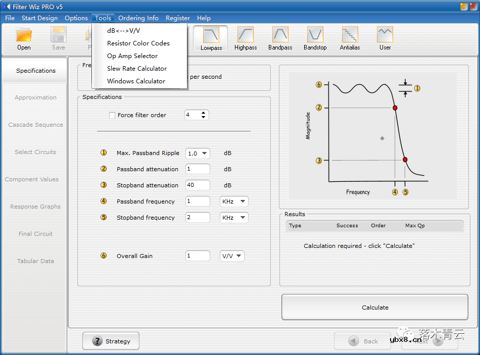 滤波器设计软件Filter Wiz PRO使用教程