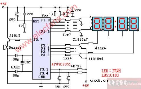 单片机时钟电路原理图