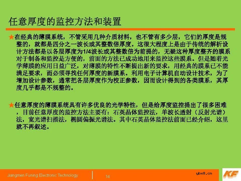 了解一下“薄膜厚度监控”