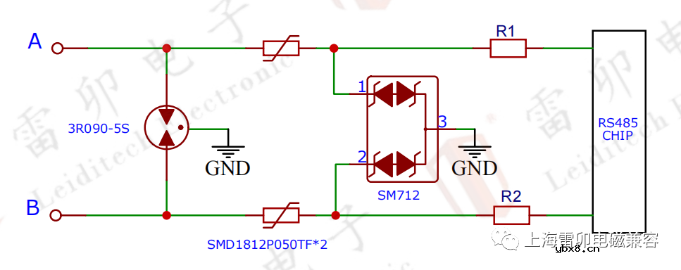 串联电阻R与半导体ESD电路布线中，哪个应放置靠近被保护IC?