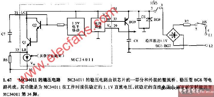 MC34011的稳压电路