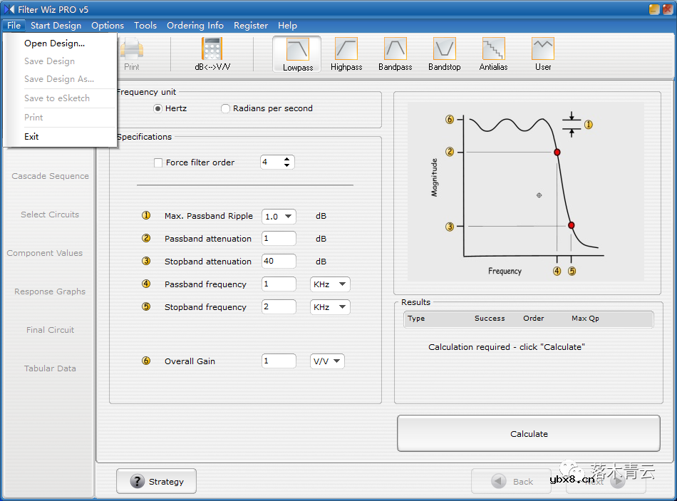 滤波器设计软件Filter Wiz PRO使用教程