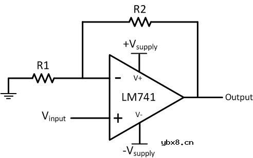 基于运算放大器的同相和反相比例放大器原理及其实验过程