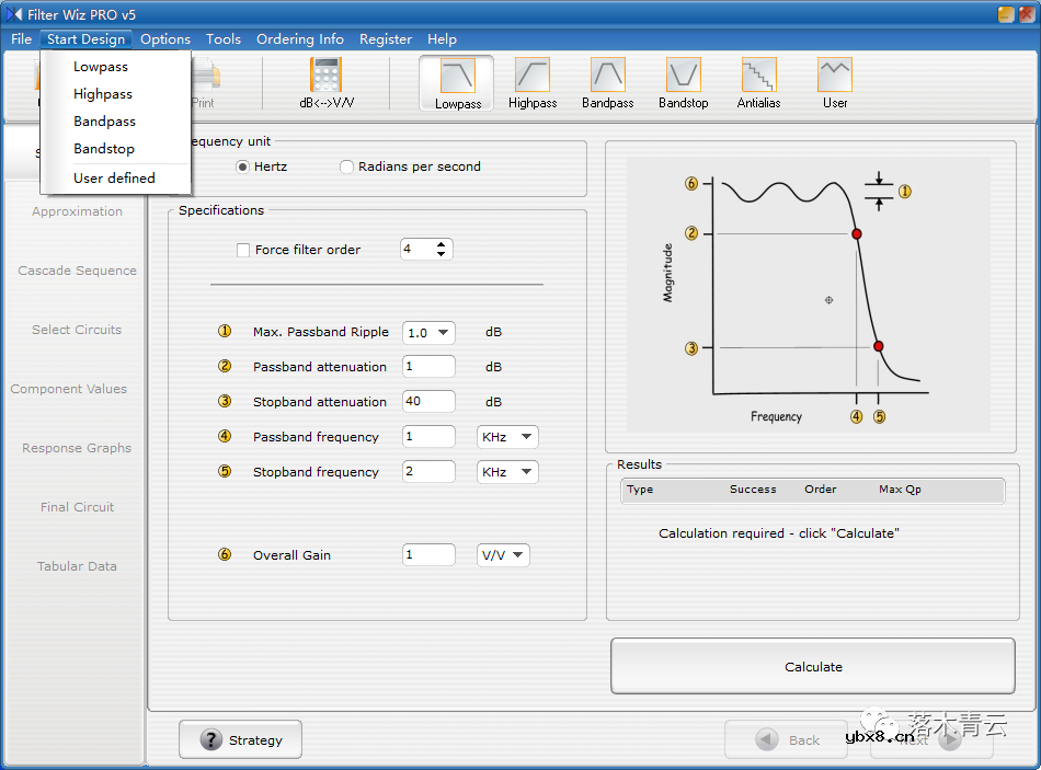 滤波器设计软件Filter Wiz PRO使用教程