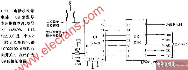 电话机发号电路