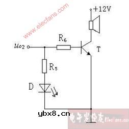 发光二极管发光报警电路图