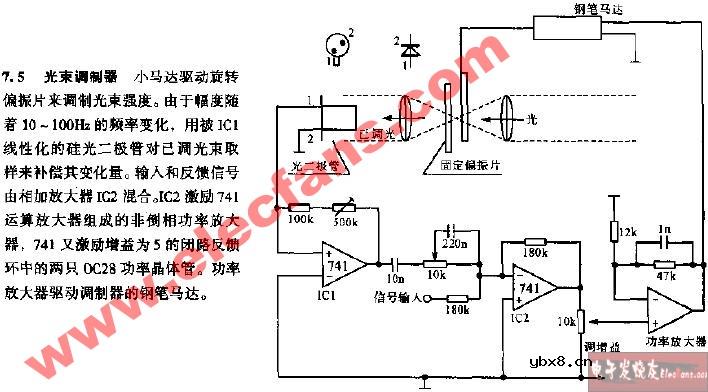 光束调制器电路图