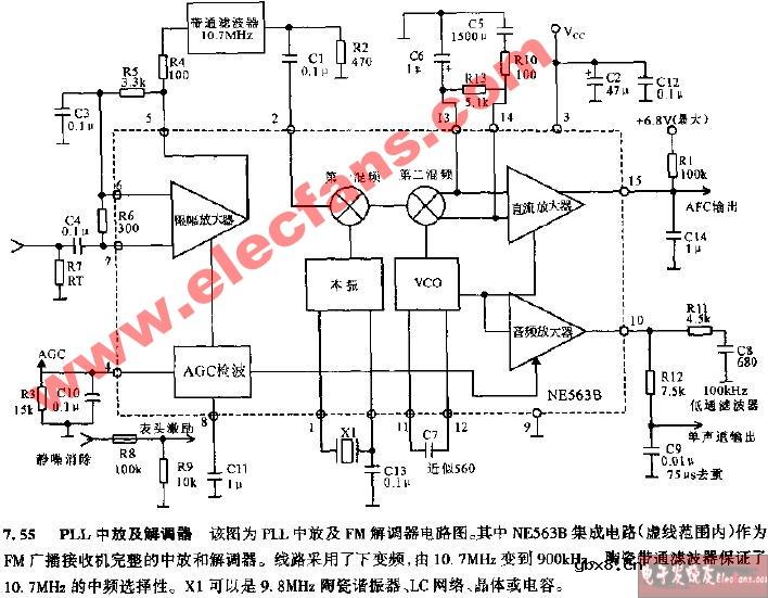 PLL中放及解调器电路