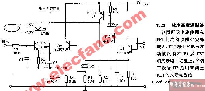 脉冲高度调制器电路