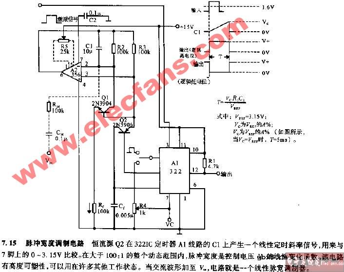 脉冲宽度调制电路图