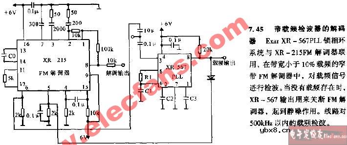 带载频检波器的解码器电路