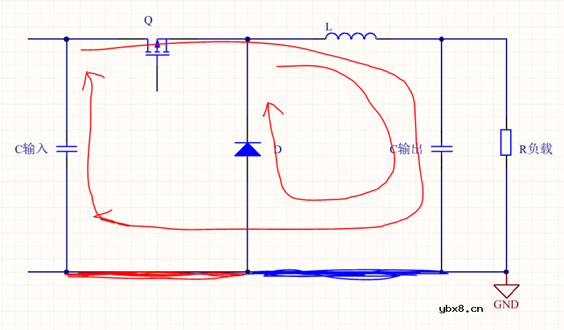 BUCK电路主要干扰源头与差模传导发射分析