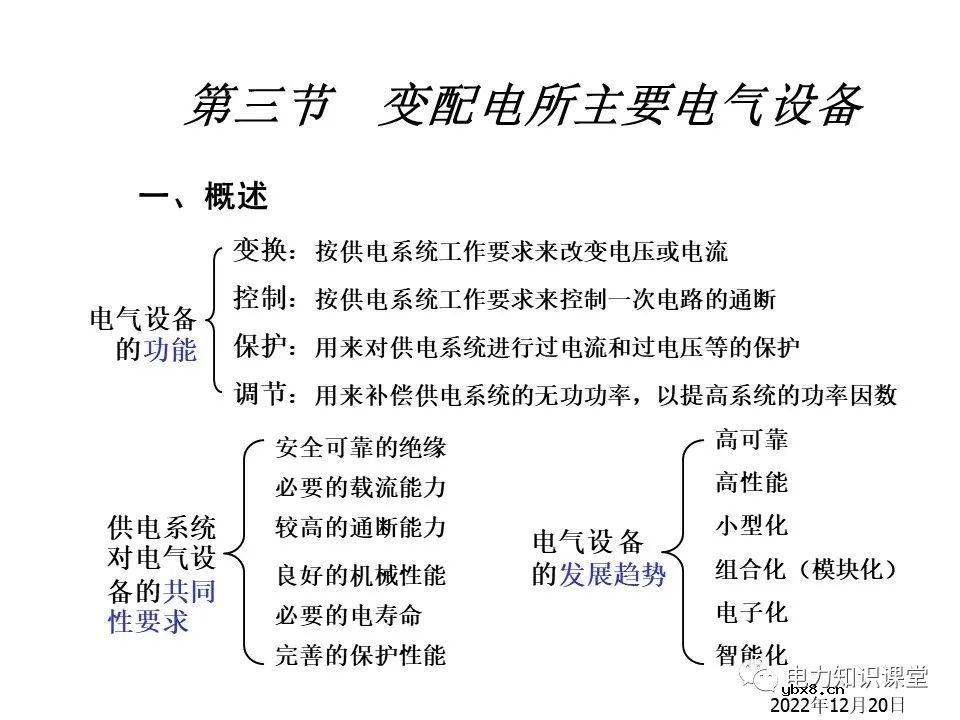 变电所的设置和变压器的选择