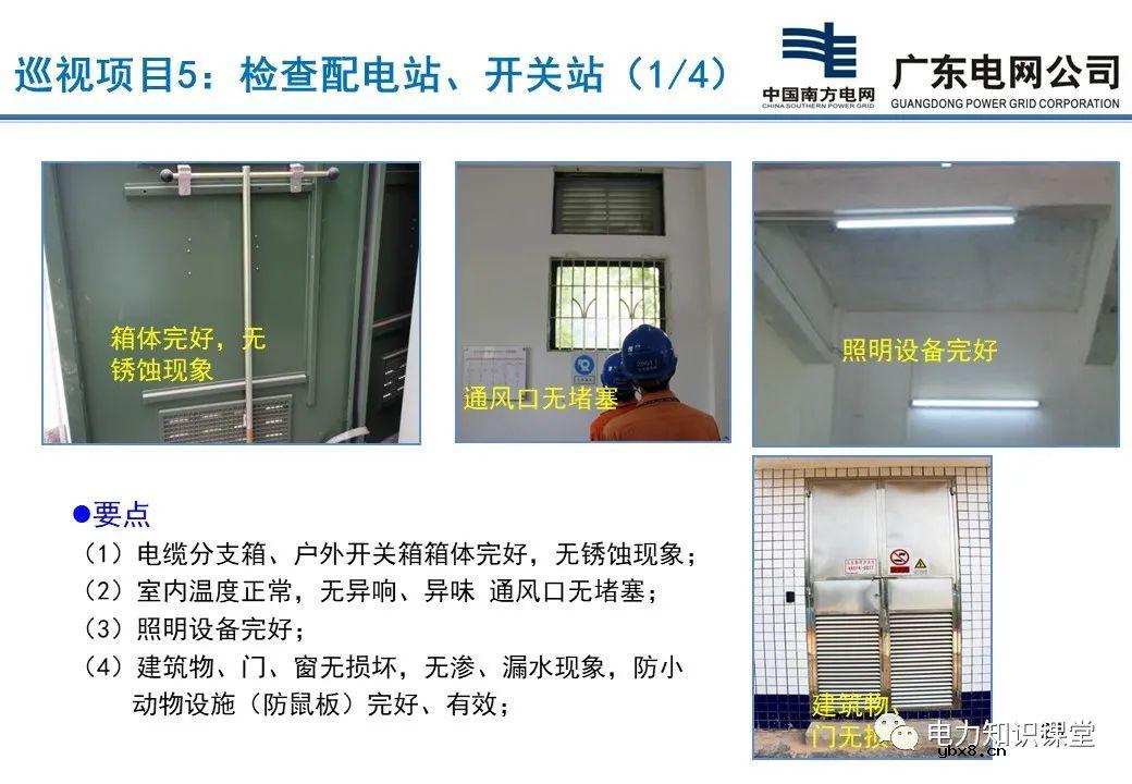 配电站、开关站巡视项目有哪些