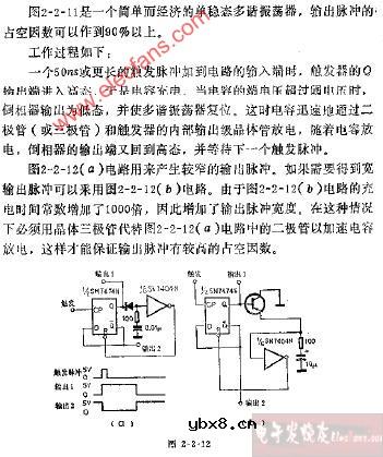 简单的高占空因数单稳态多谐振荡器