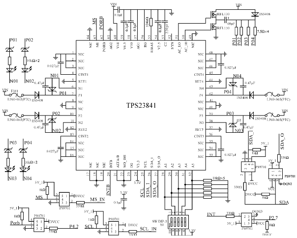 PSE的硬件原理图-电路图
