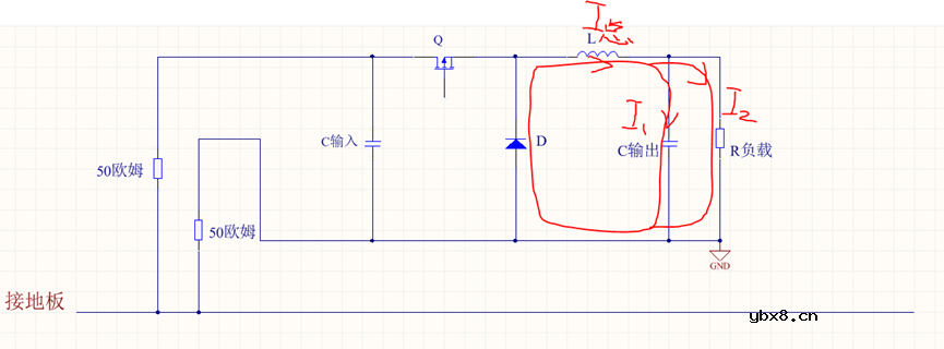 BUCK电路主要干扰源头与差模传导发射分析