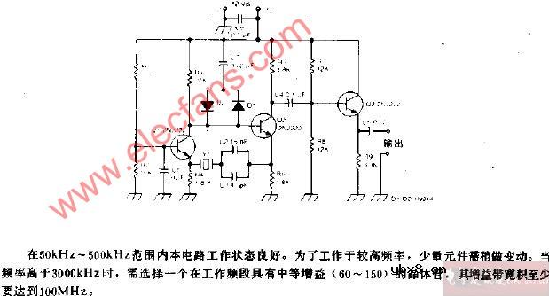 巴特勒非调谐振荡器电路图