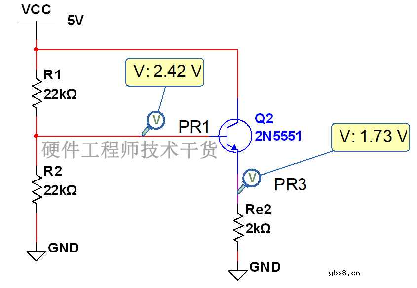 射极跟随器的原理 射极跟随器电路图及波形