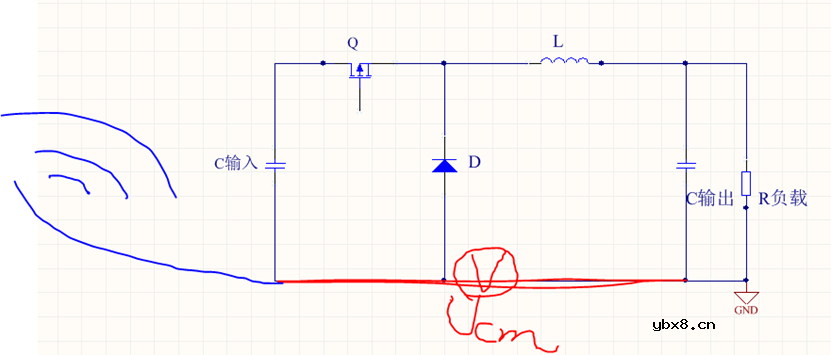 BUCK电路主要干扰源头与差模传导发射分析