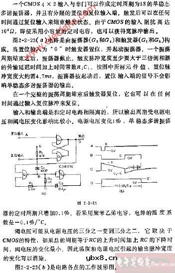 具有置位和复位输入端的长周期单稳态多谐振荡器