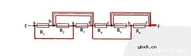 电阻等效电路示例（一）