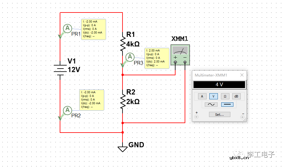 分压电路怎么求的呀？