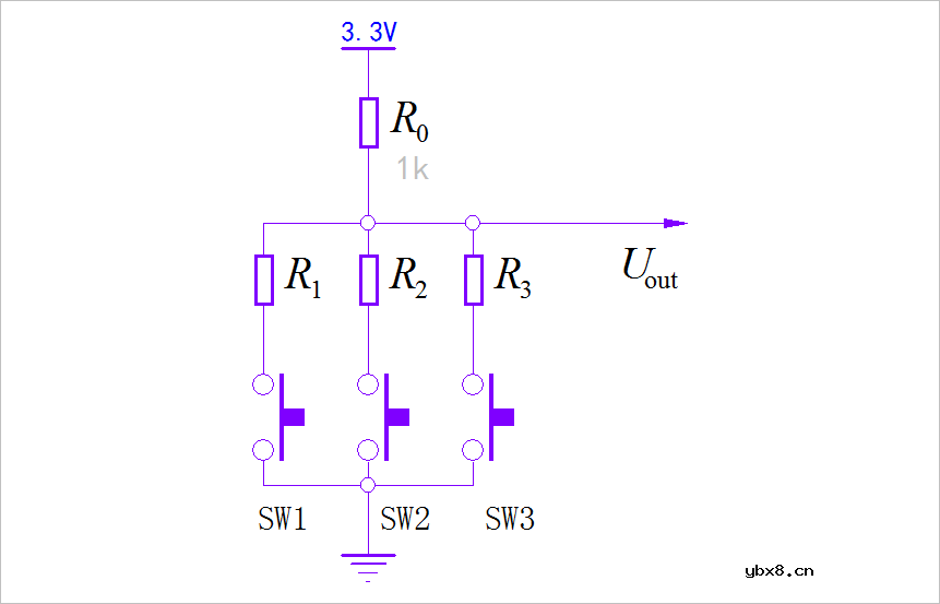 采用单个ADC端口来读取多个按钮状态的方法
