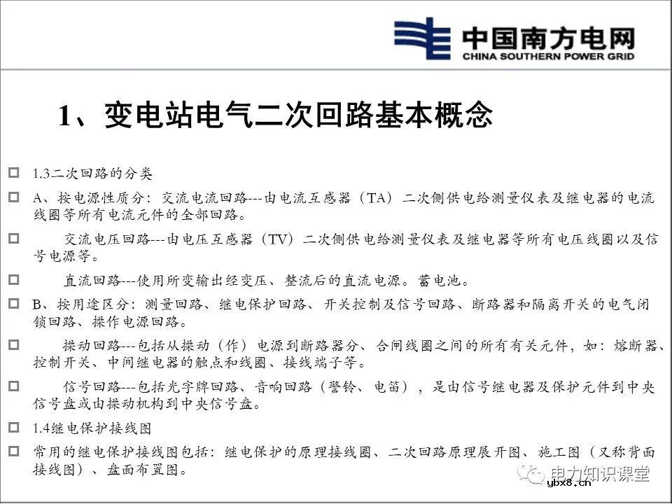 变电站电气二次回路基本概念及原理分析