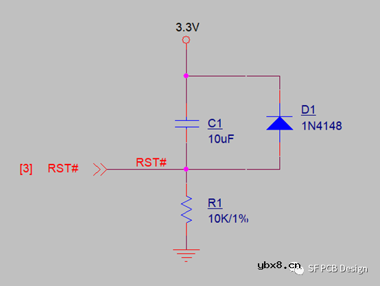 RC复位电路原理及复位时间计算方法