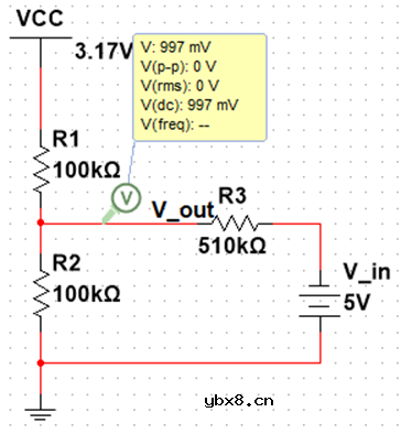 结合分压电路直接测量负电压